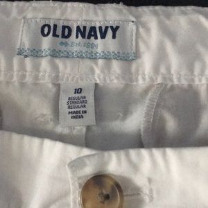 EXCELLENT CONDITION, size:10, white kaki shorts